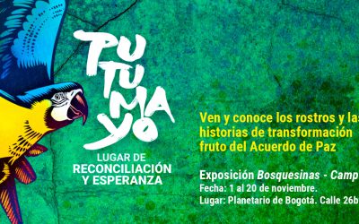 Los rostros de la paz de Putumayo llegan a Bogotá